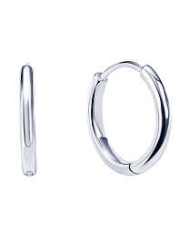 Серебряные серьги - кольца 12 мм