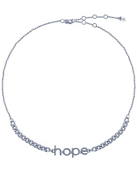 Чокер - цепь "Hope" из серебра