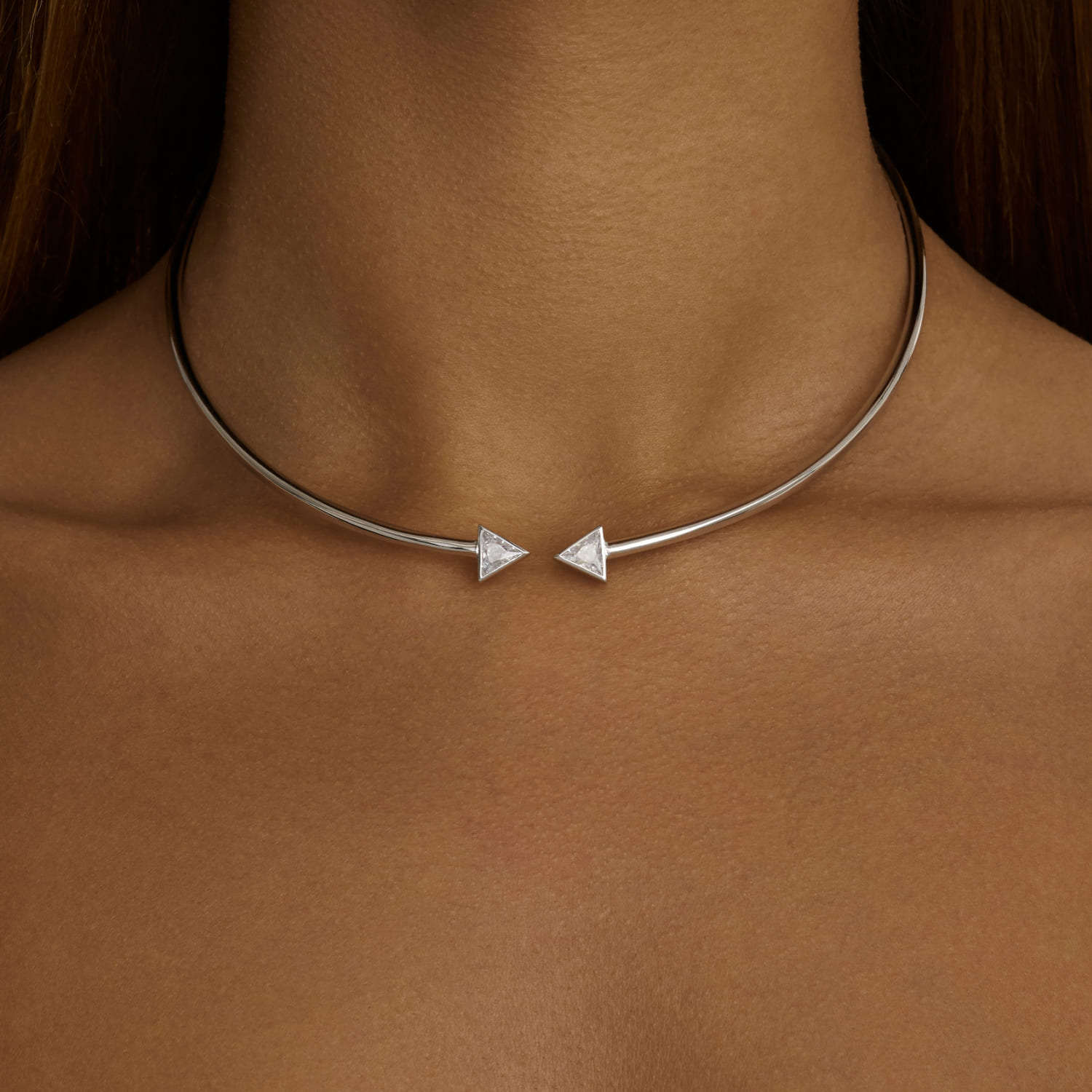 

Колье из серебра с фианитами VENUS MIE