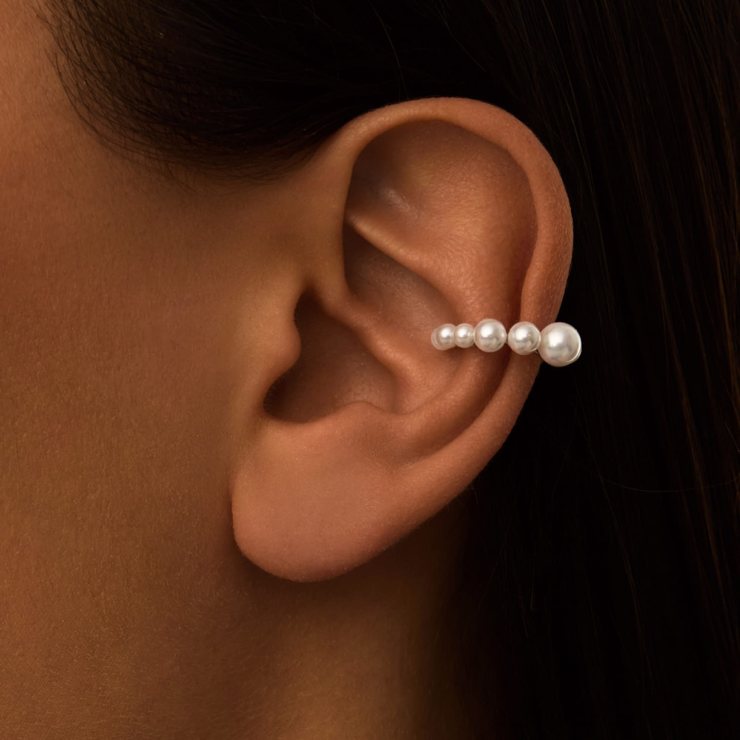 

Серебряный кафф SICILIA с жемчугом MIE