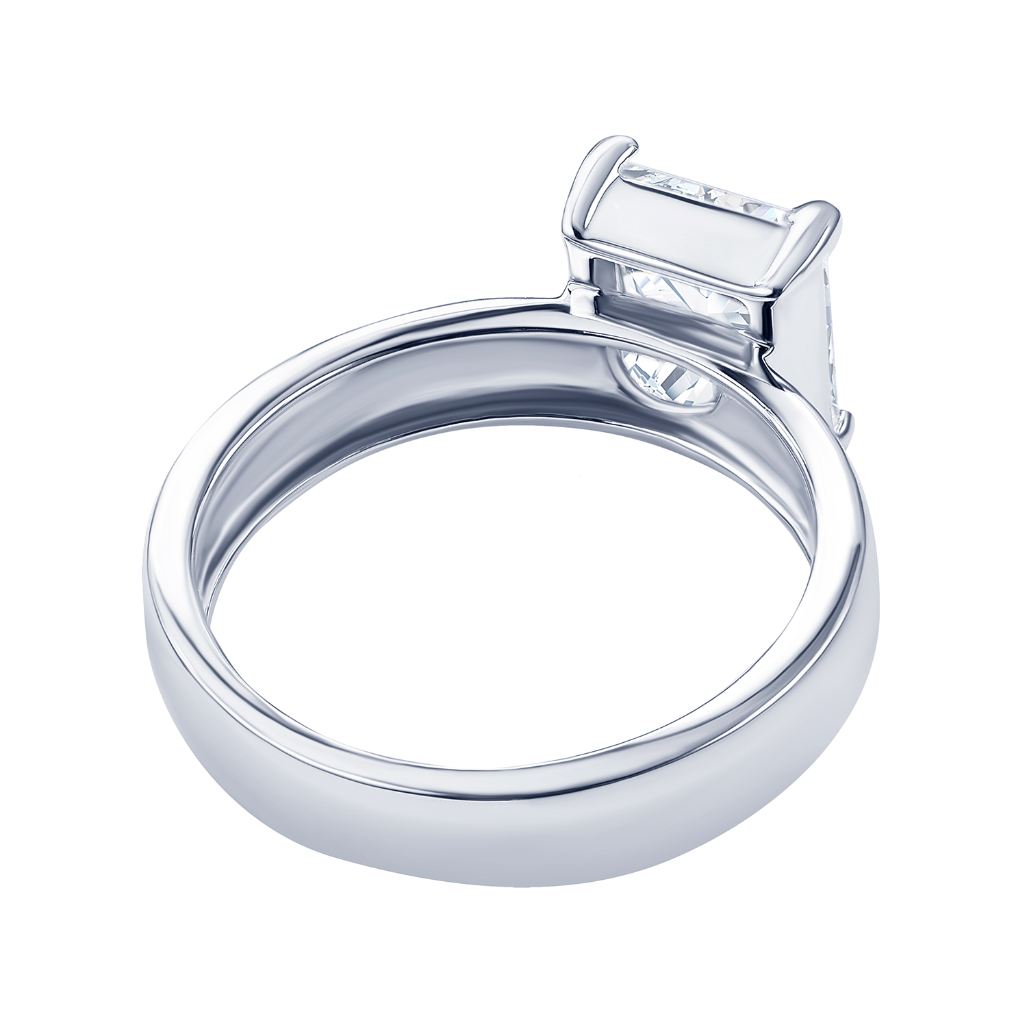 Серебряное кольцо Kelly с фианитом MIE - фото 6