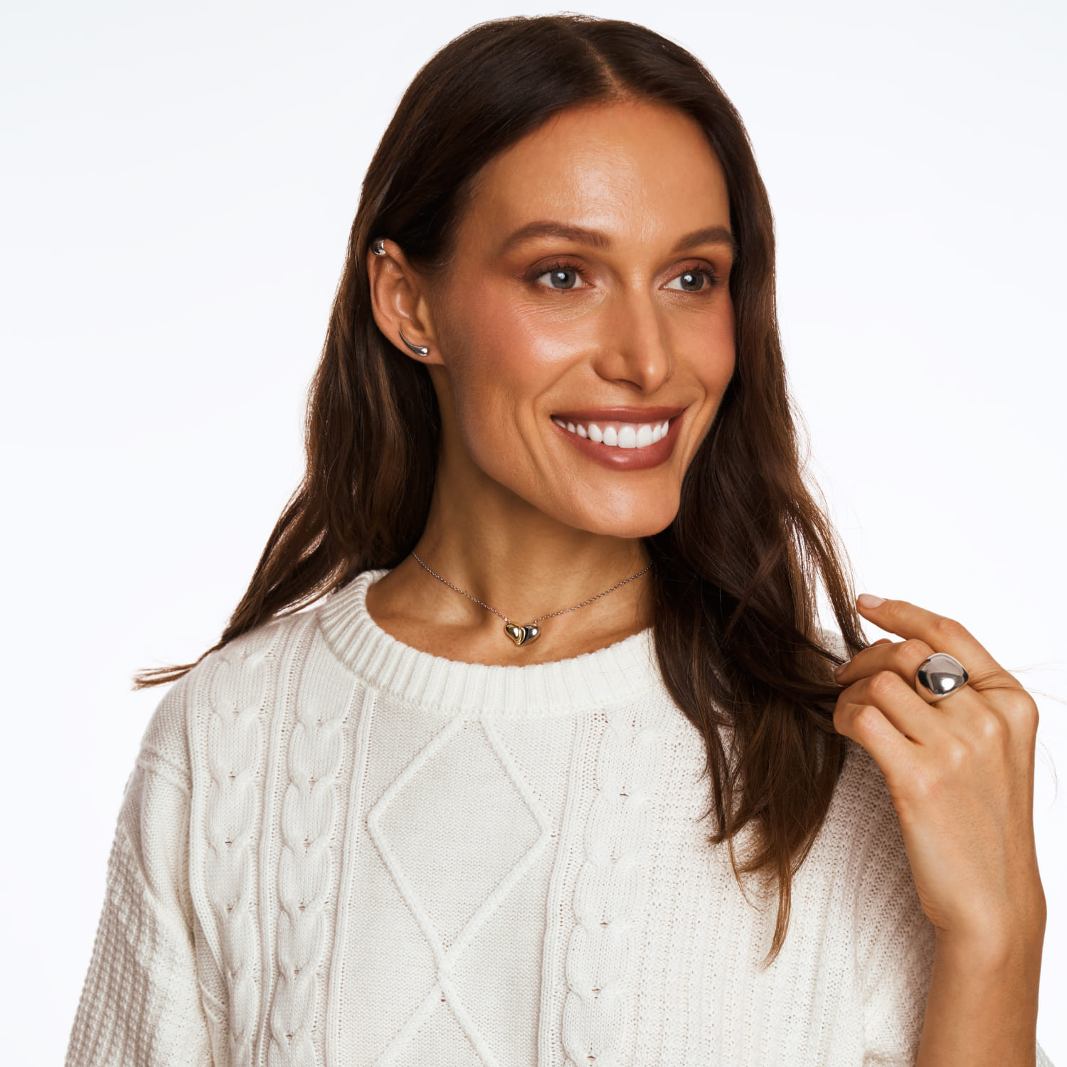 MIE-ի PENELOPE 3D արծաթե մատանի