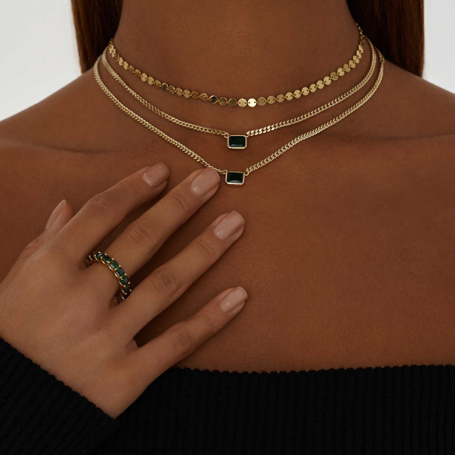 Ոսկեզօծ արծաթե չոկերային վզնոց MIE մետաղադրամներով