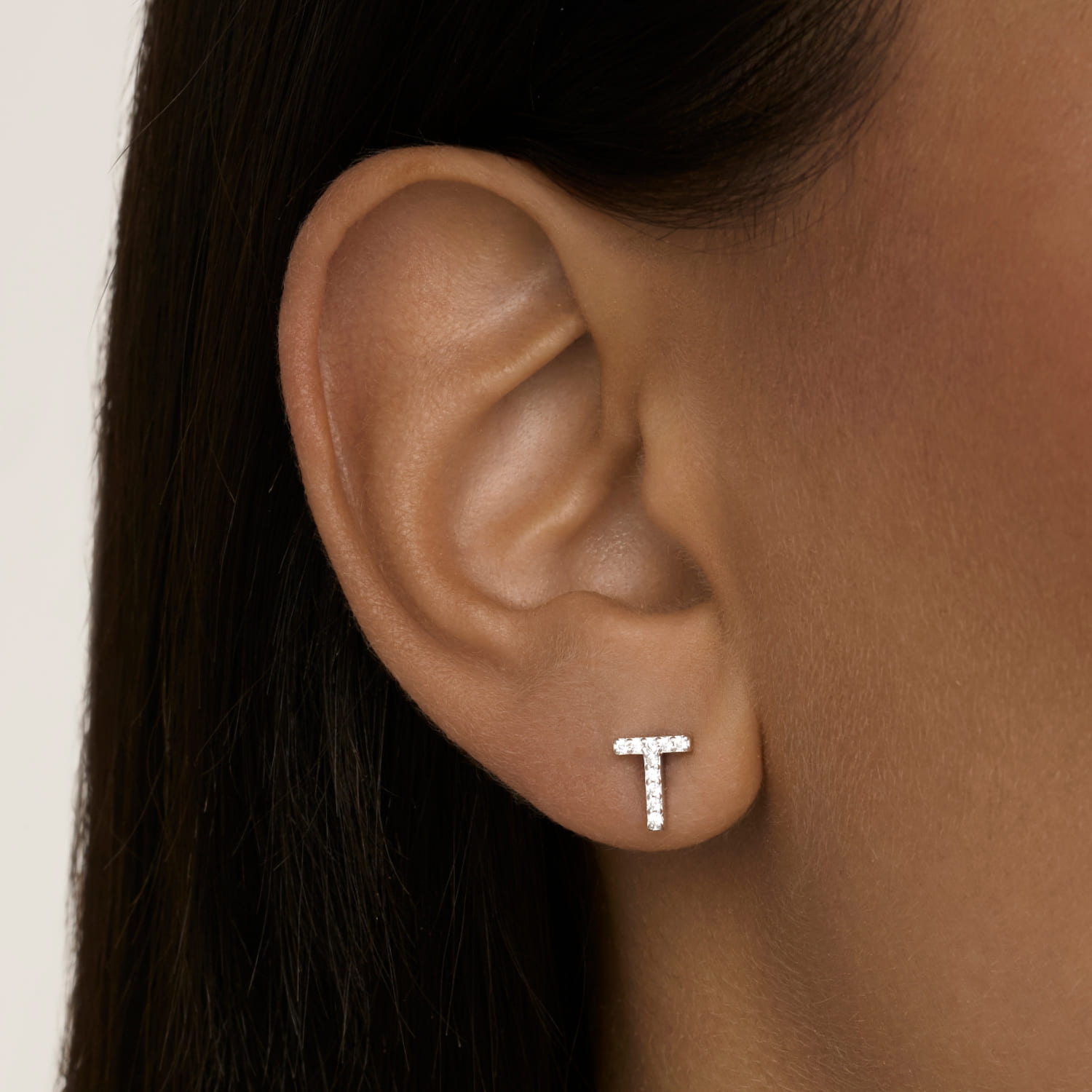 

Моносерьга в виде буквы T MIESTILO MIE