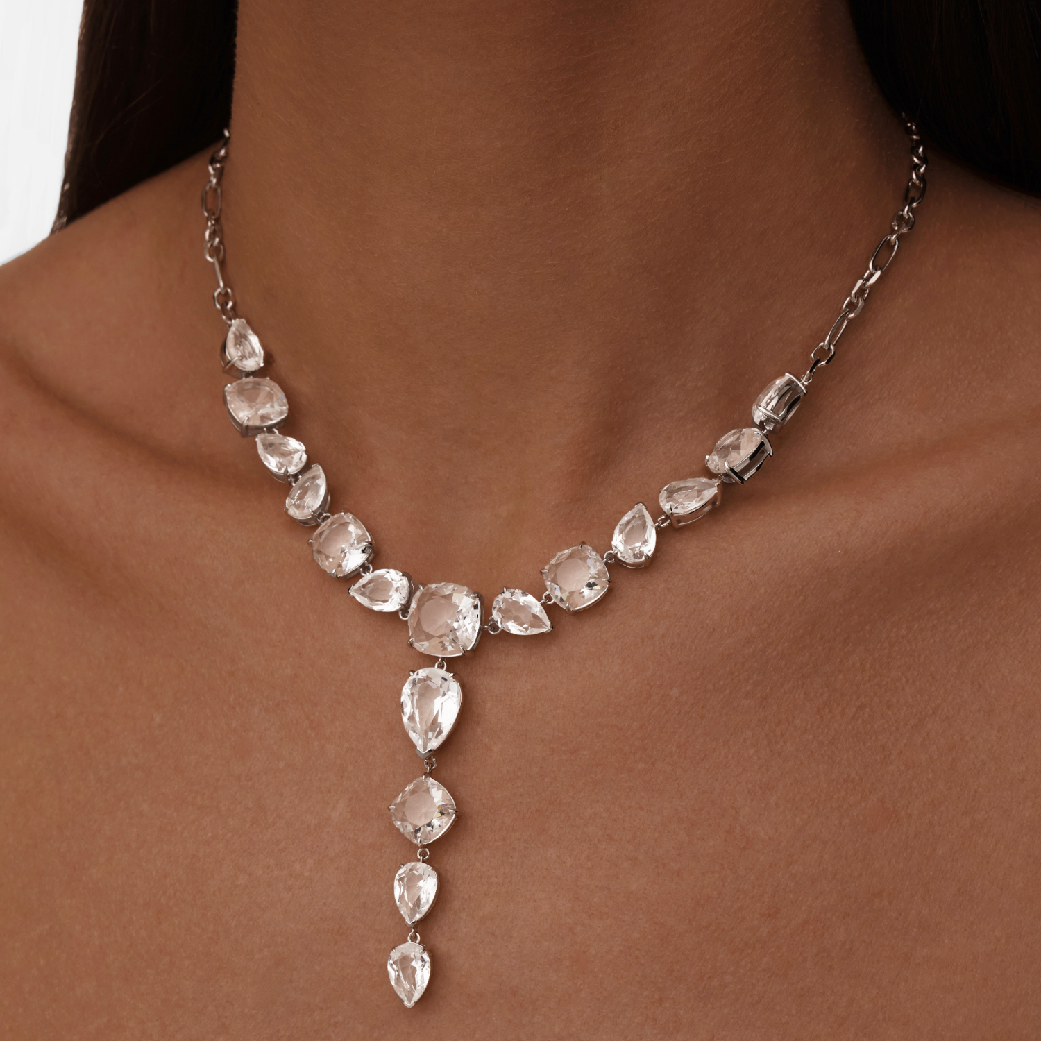 

Колье-галстук из серебра PRECIOUS MIE