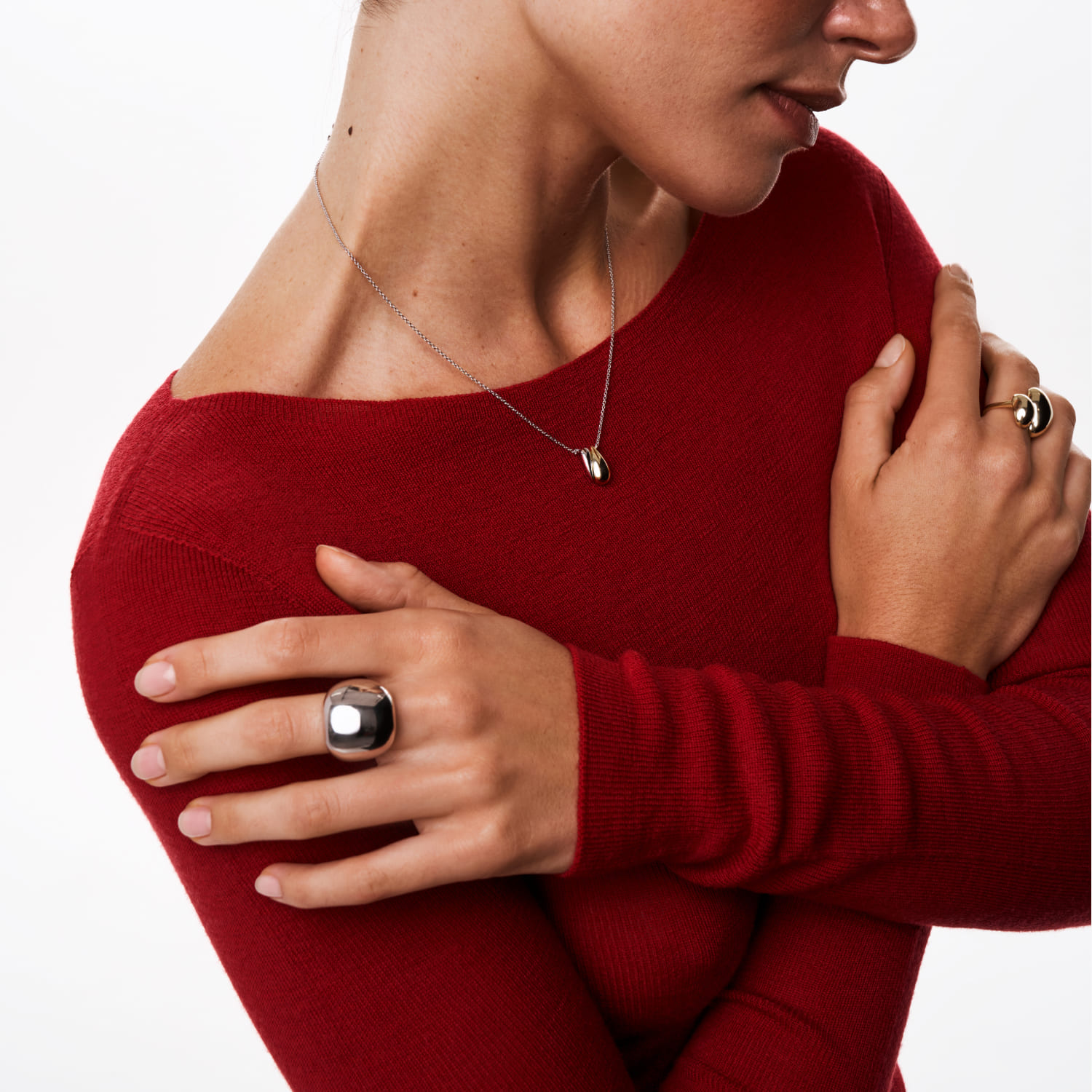 MIE-ի PENELOPE 3D արծաթե մատանի