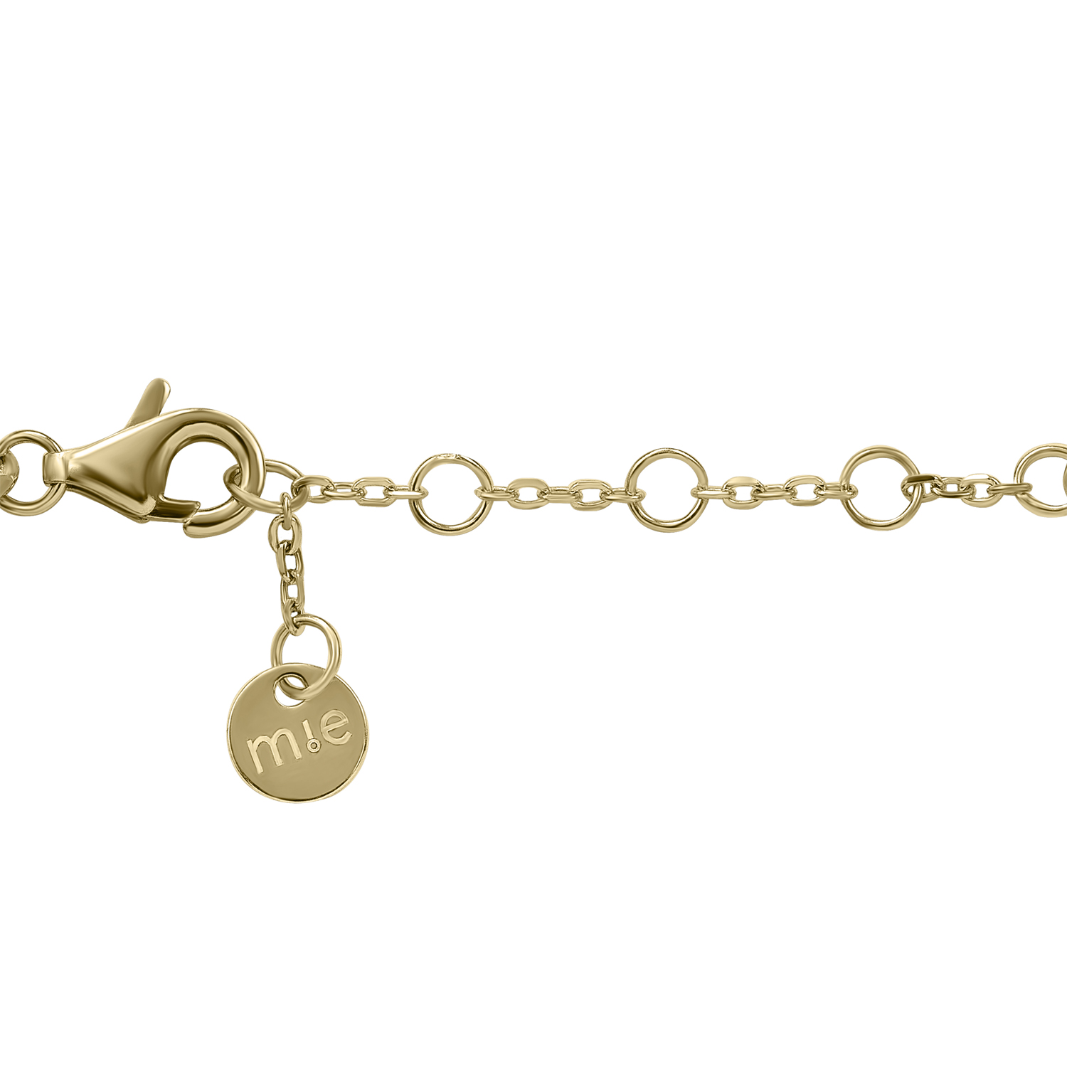 Էլիզաբեթ Արծաթե ապարանջան՝ խորանարդ ցիրկոնե քարերով, դեղին ոսկեզօծ MIE