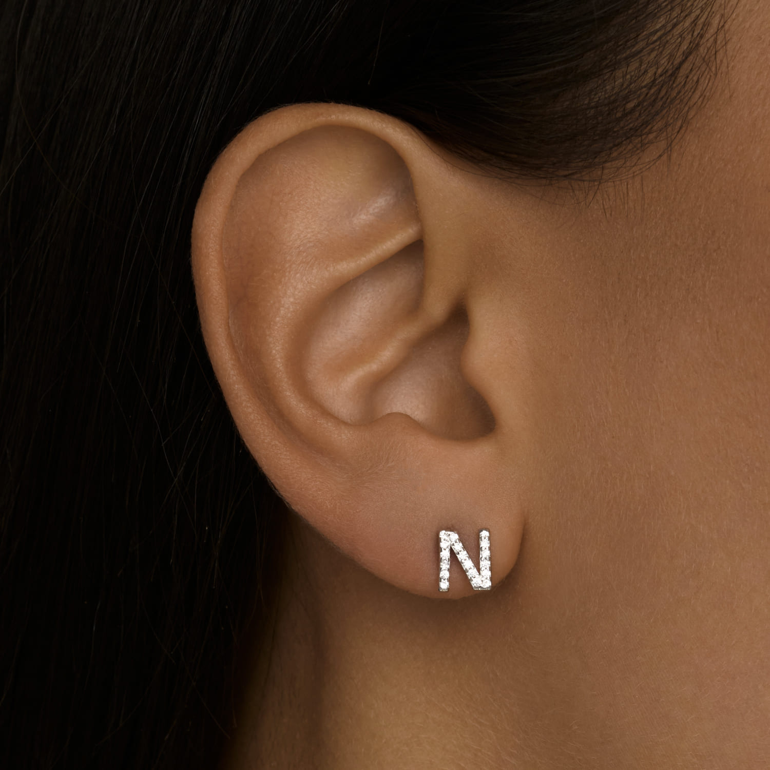 

Моносерьга в виде буквы N MIESTILO MIE