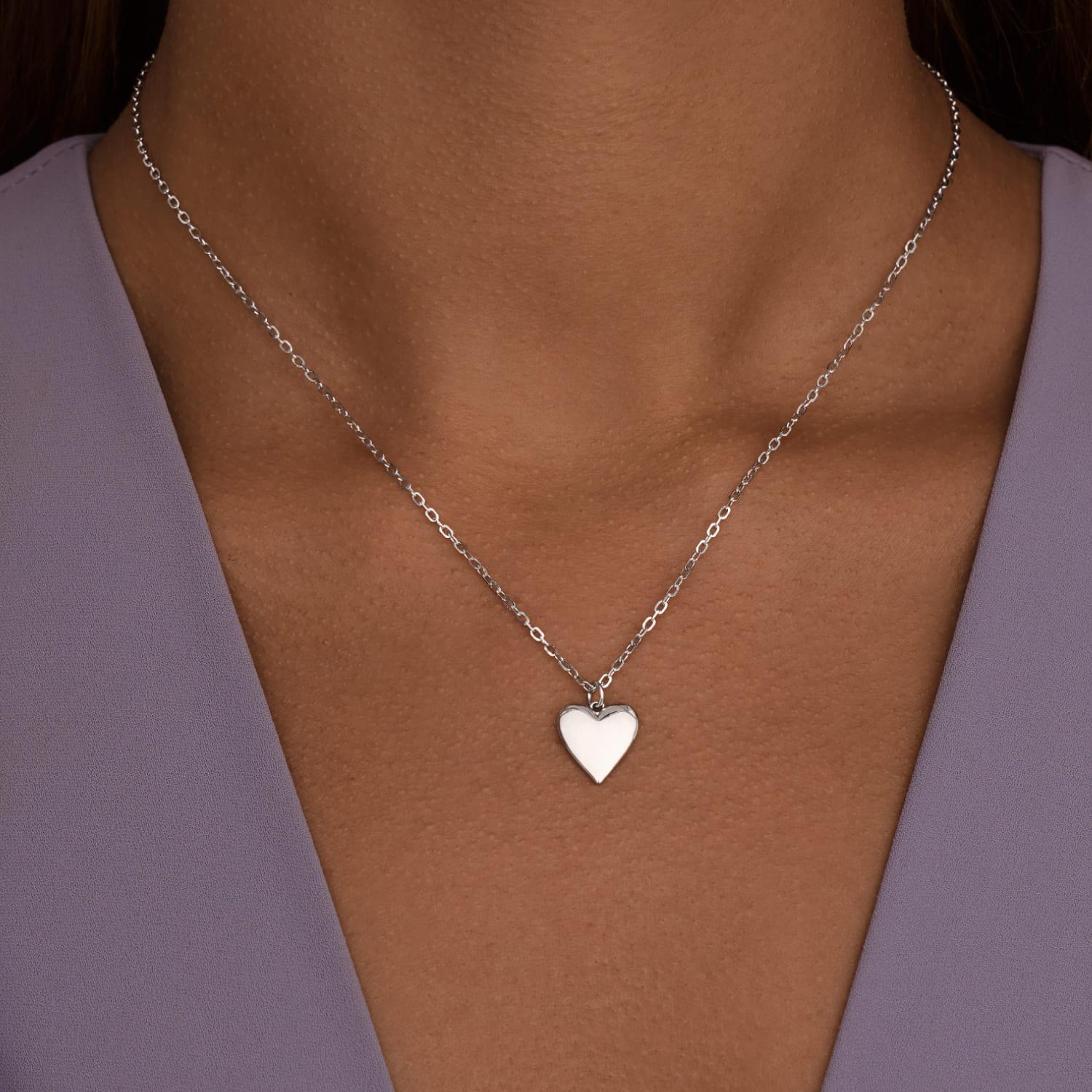 

Серебряная подвеска сердце MIESTILO MIE