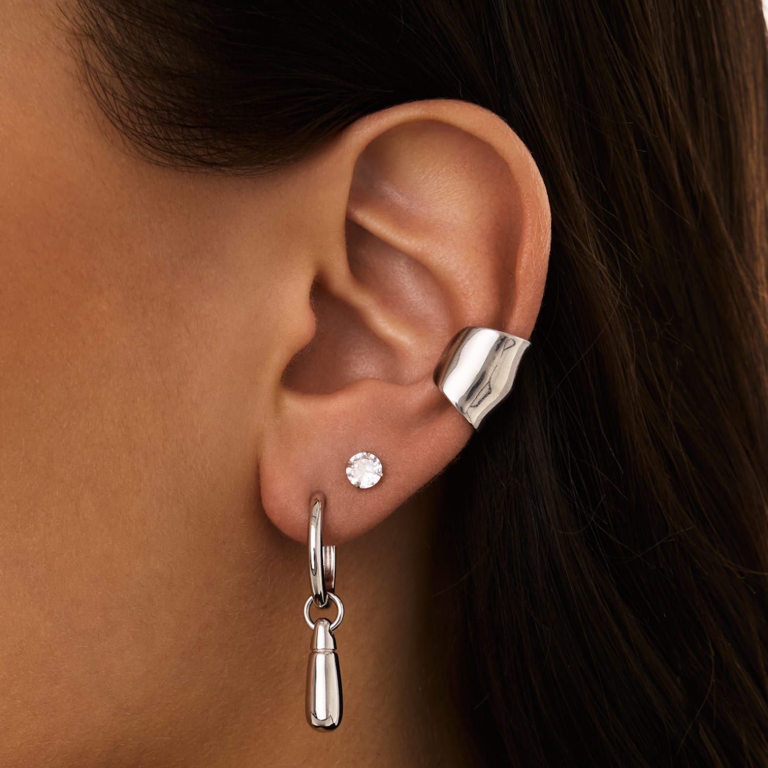 

Серьги с подвеской из серебра MIE