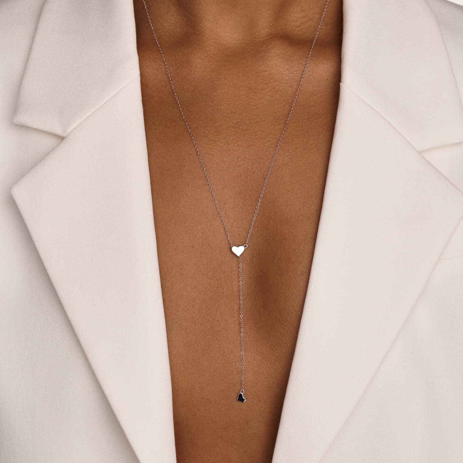 

Колье-галстук из серебра MIESTILO MIE