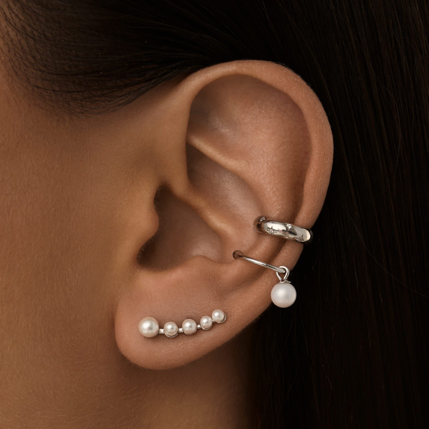 Հարթ արծաթե թևնոց MIESTILO MIE