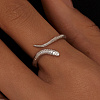Серебряное кольцо - змеяMiestilo