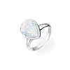 Кольцо с кристаллами Swarovski® White Opal Miestilo