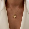 Позолоченная подвеска "Лиса" из серебра Miestilo