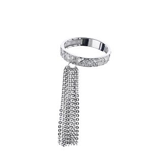 Серебряное кольцо с цепями Miestilo