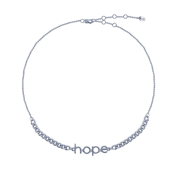 Чокер - цепь "Hope" из серебра Miestilo