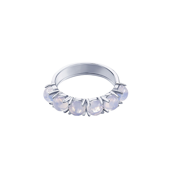 Серебряное кольцо с опалами Miestilo