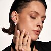 Серебряный кафф с фианитами Miracle Miestilo