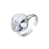 Серебряное кольцо с кристаллами Swarovski® CrystalMiestilo