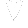Серебряная подвеска в форме монеты Miestilo