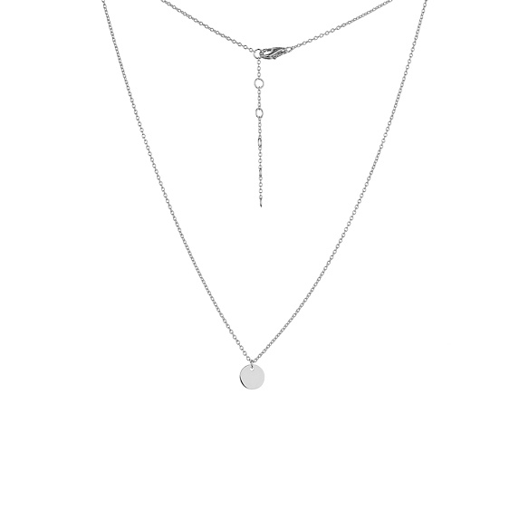 Серебряная подвеска в форме монеты Miestilo
