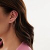 Серебряный кафф FAITH в форме креста с цепочками Miestilo