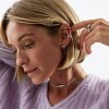 Серебряный кафф FAITH в форме креста с цепочками Miestilo