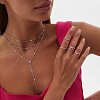 Серебряное кольцо с фианитами Miestilo