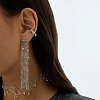 Серебряный кафф с подвесными фианитами "Невесомость" Miestilo