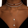 Серебряное колье Sophia с фианитами Miestilo