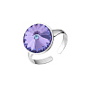 Серебряное кольцо с кристаллом Swarovski® Vitrail LightMiestilo