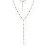 Позолоченное колье-галстук с кристаллами Swarovski® Crystal Golden Shadow Miestilo