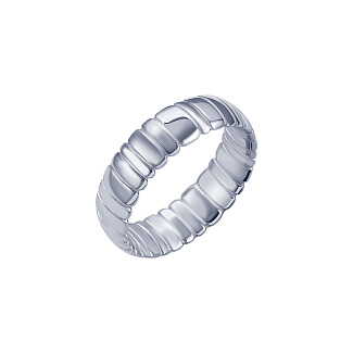 Серебряное кольцо Library фактурное Miestilo