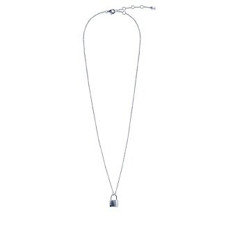 Серебряное колье с замком Miestilo