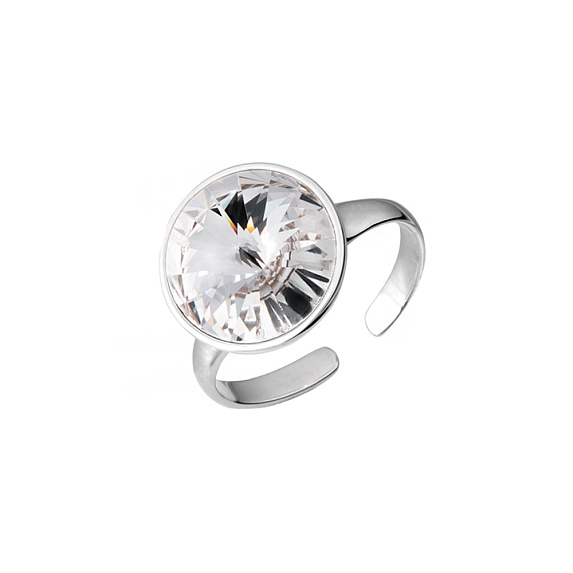 Серебряное кольцо с кристаллами Swarovski® Crystal Miestilo