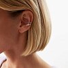 Серебряный кафф со звездой и фианитами "Sirius" Miestilo