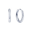 Серебряные серьги - кольца 10 мм