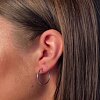 Серьги-кольца из серебра Miestilo