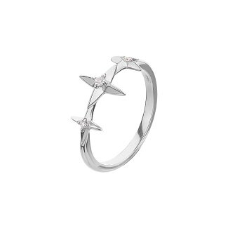 Серебряное кольцо со звездой Miestilo
