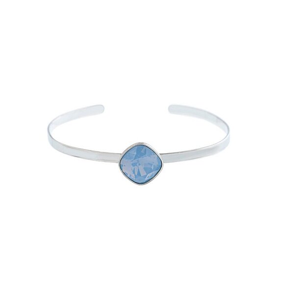 Серебряный браслет с кристаллами Swarovski® Air Blue Opal Miestilo
