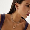 Серьги "Змея" из серебра Miestilo