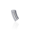 Серебряный длинный кафф с фианитом Miestilo