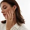 Базовый позолоченный кафф из серебра Miestilo