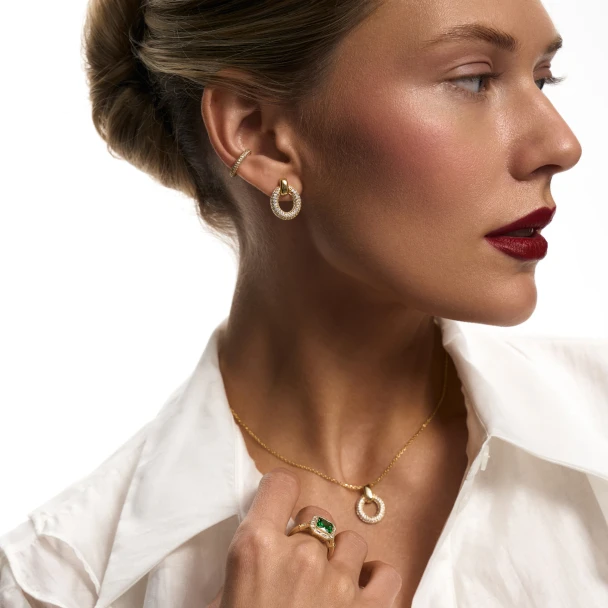 Серьги и кольцо