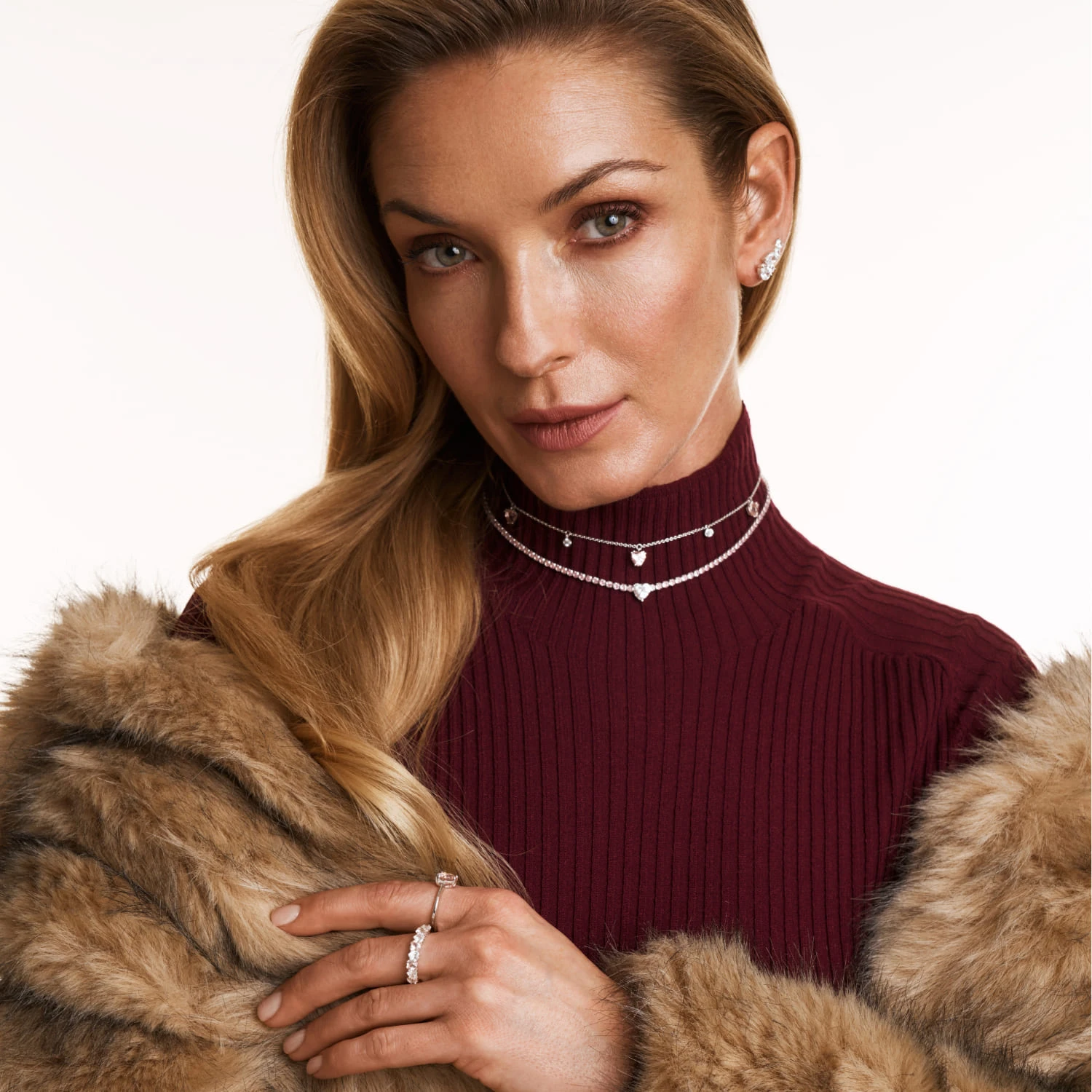 Серебряное колье-чокер SWEETHEART