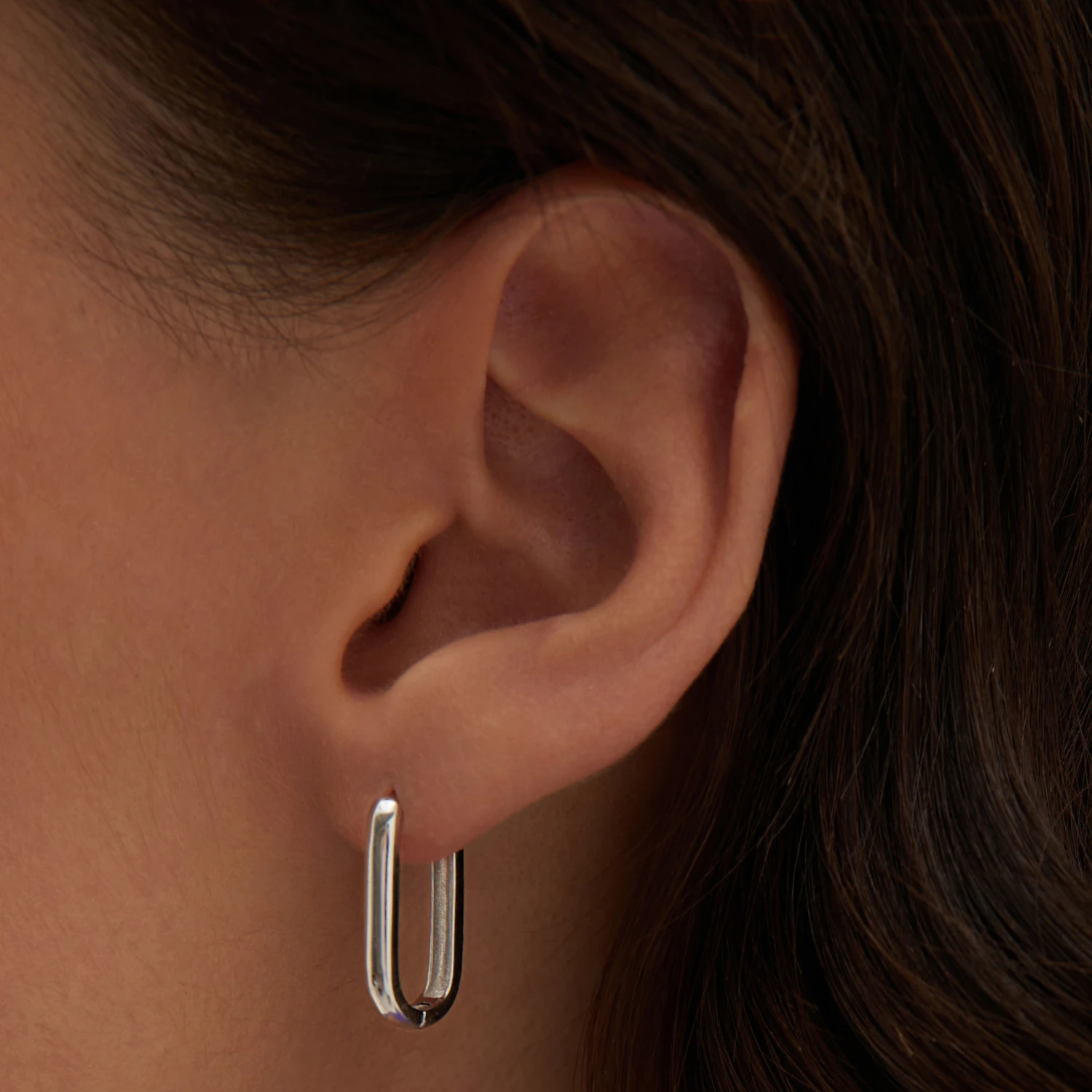 Базовые серьги из серебра