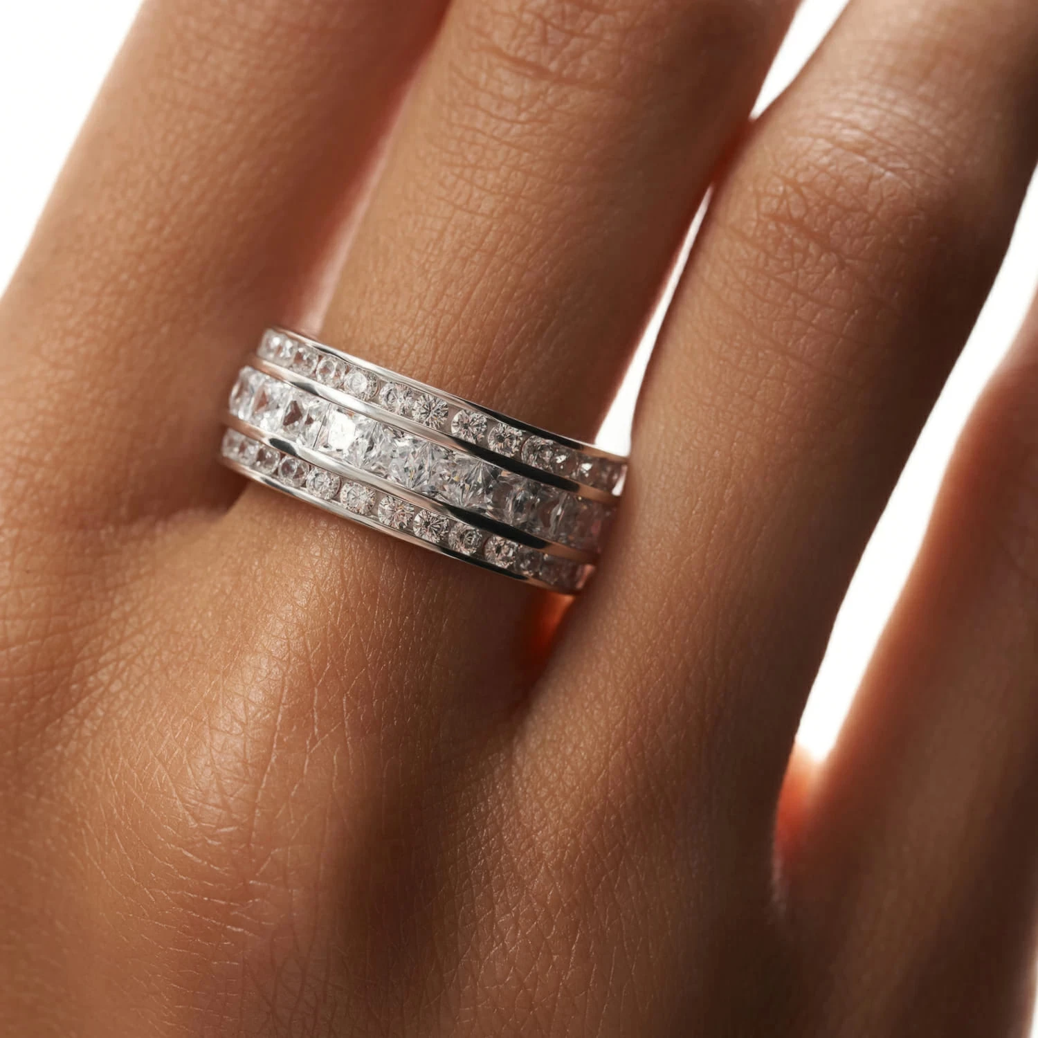 Серебряное кольцо Boulevard с фианитами