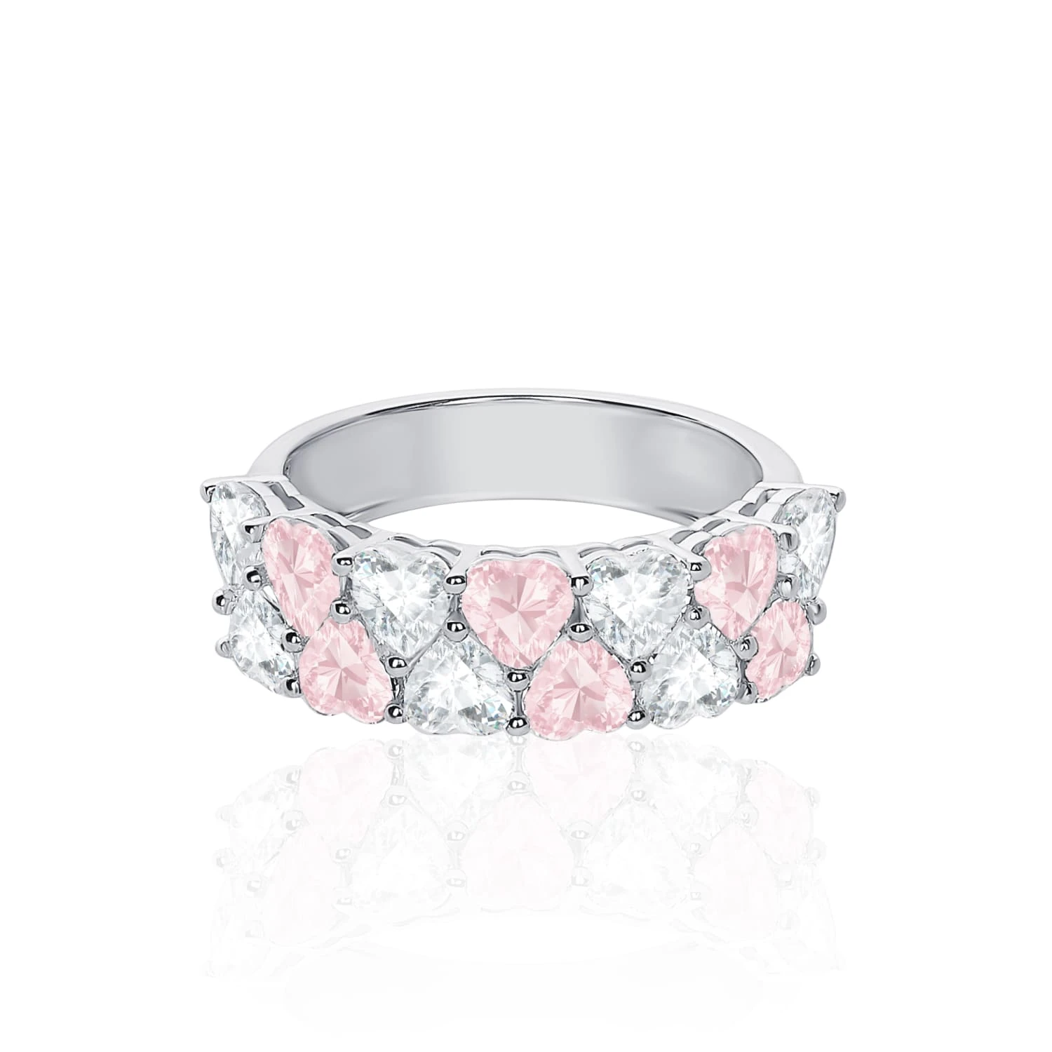 Широкое серебряное кольцо SWEETHEART