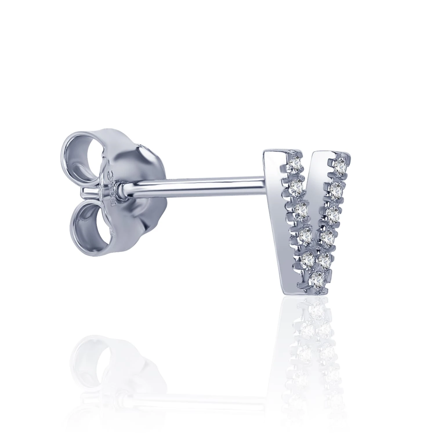 Моносерьга в виде буквы V MIESTILO